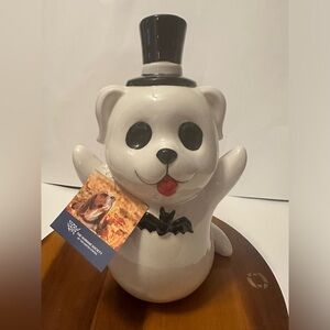 NWT.  Humane Society, “ghost puppy”, ceramic figurine ghost dog